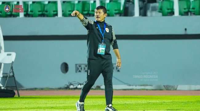 Pelatih kepala Indra Sjafri: lawan Suriah, Timnas Indonesia U20 akan rotasi pemain. FOTO: Dok. PSSI